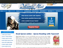Tablet Screenshot of islamicnet.com